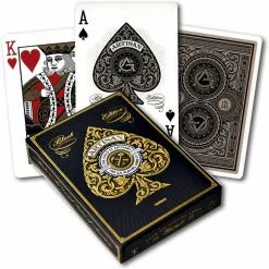 Board Games Bicycle Playing Cards - Theory-11 Artisans (Black)