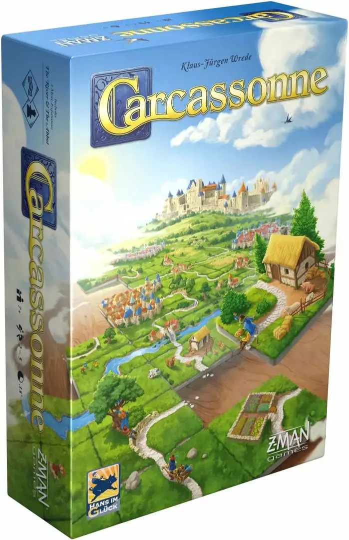 Z-Man Games Board Games Carcassonne (New Edition) 1 Z-Man Games Board Games Carcassonne (New Edition)