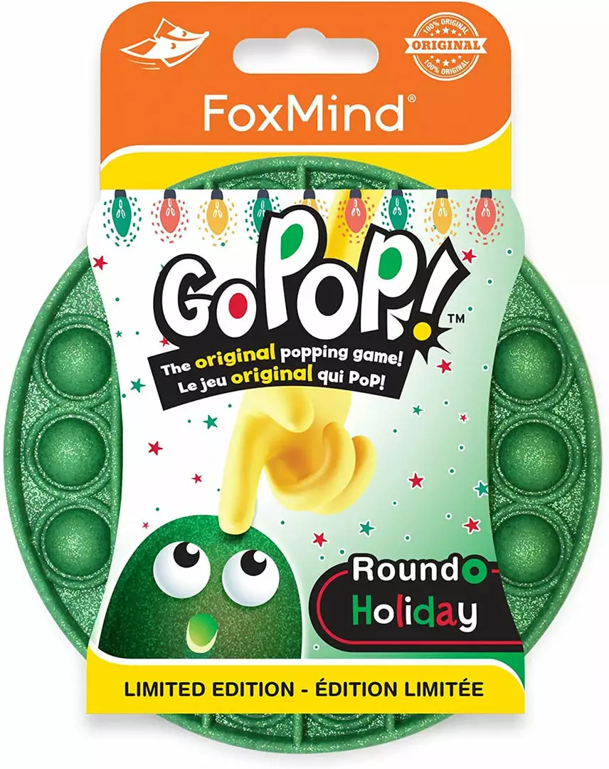 FoxMind Go Pop! Roundo Limited Edition: Green Glitter Best Selling Children Games 1 FoxMind Go Pop! Roundo Limited Edition: Green Glitter Best Selling Children Games
