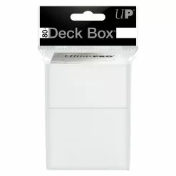 Deck Boxes Ultra Pro - PRO 80+ Deck Box: White