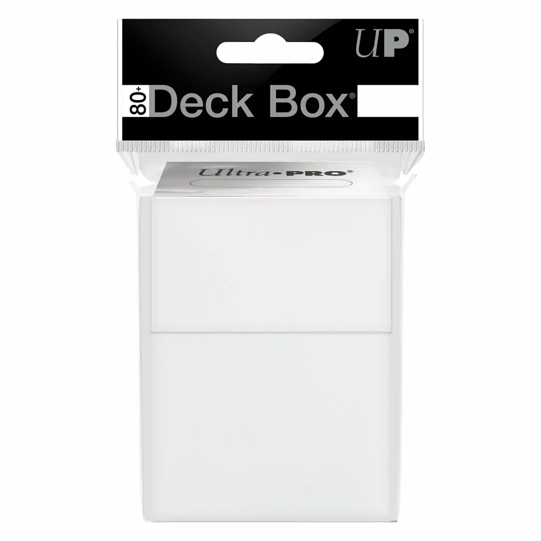 Deck Boxes Ultra Pro - PRO 80+ Deck Box: White 2 Deck Boxes Ultra Pro - PRO 80+ Deck Box: White