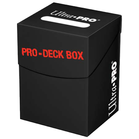 Deck Boxes Ultra Pro - PRO 100+ Black Deck Box 1 Deck Boxes Ultra Pro - PRO 100+ Black Deck Box