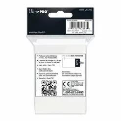 Ultra Pro - PRO-Gloss 50ct Standard Deck Protector® Sleeves: White