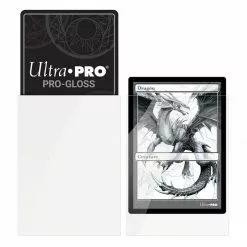 Ultra Pro - PRO-Gloss 50ct Standard Deck Protector® Sleeves: White
