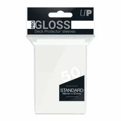 Ultra Pro - PRO-Gloss 50ct Standard Deck Protector® Sleeves: White