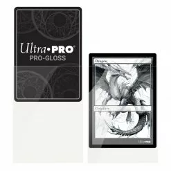Jun 27-Jul 3, 2022 Ultra Pro - PRO-Gloss 100ct Standard Deck Protector® Sleeves: Clear