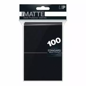 May 30-Jun 5, 2022 Ultra Pro - PRO-Matte 100ct Standard Deck Protector® Sleeves: Black 1 May 30-Jun 5, 2022 Ultra Pro - PRO-Matte 100ct Standard Deck Protector® Sleeves: Black