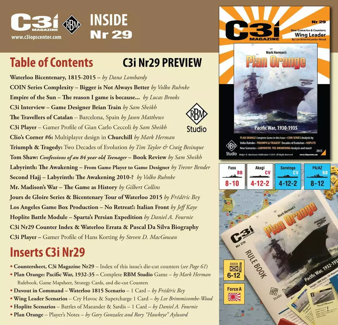 GMT Games C3i Magazine Issue #29 2 GMT Games C3i Magazine Issue #29
