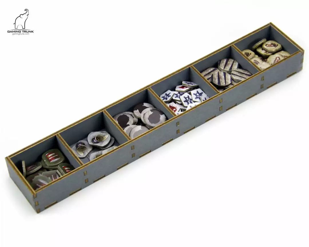 Gaming Trunk - Crossroads Organizer For Dead Of Winter: A Crossroads Game (Gray) 8 Gaming Trunk - Crossroads Organizer For Dead Of Winter: A Crossroads Game (Gray)