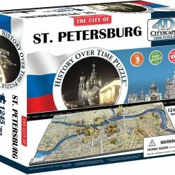 All Sale Items Puzzle - 4D Cityscape - History Over Time Puzzle: St. Petersburg (1245+ Pieces)
