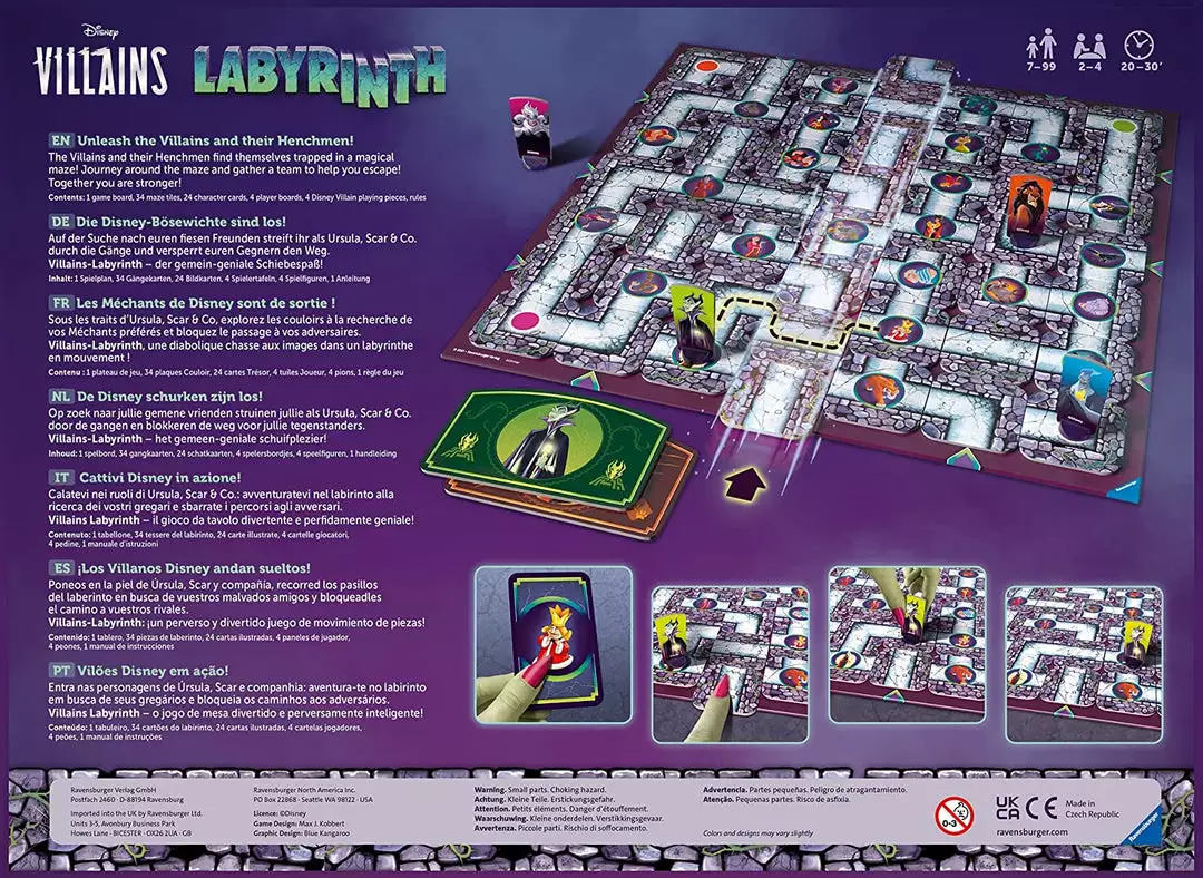 Ravensburger Labyrinth - Disney Villains 2 Ravensburger Labyrinth - Disney Villains