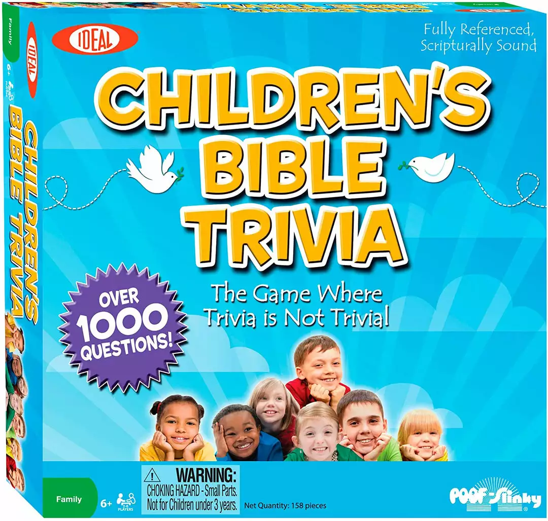 Ideal Board Games Children's Bible Trivia Game 1 Ideal Board Games Children's Bible Trivia Game