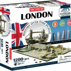 Puzzle - 4D Cityscape - History Over Time Puzzle: London (1158 Pieces)