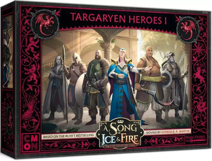 CMON Limited A Song Of Ice & Fire: Tabletop Miniatures Game – Targaryen Heroes I Board Games 1 CMON Limited A Song Of Ice & Fire: Tabletop Miniatures Game – Targaryen Heroes I Board Games