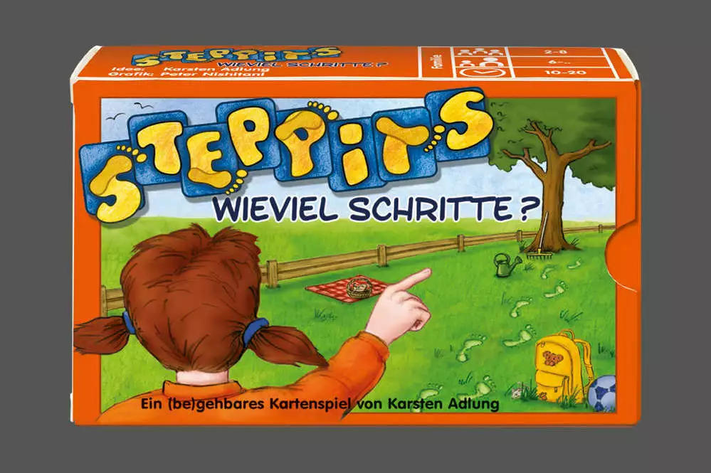 Adlung-Spiele Steppits Wieviele Schritte? (Import) Board Games 1 Adlung-Spiele Steppits Wieviele Schritte? (Import) Board Games
