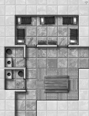 Gaming Paper Adventure Maps: Mega Dungeon 1 4 Gaming Paper Adventure Maps: Mega Dungeon 1