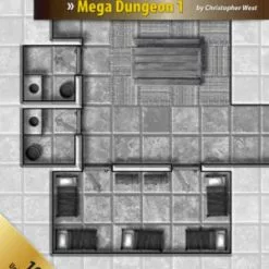Gaming Paper Adventure Maps: Mega Dungeon 1