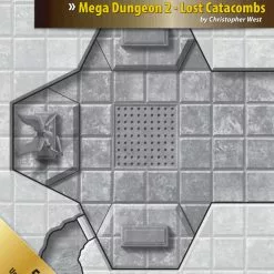 Gaming Paper Adventure Maps: Mega Dungeon 2 – Lost Catacombs Accessories