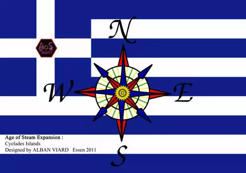 AoS Team Age Of Steam Expansion: Greece And Cyclades 1 AoS Team Age Of Steam Expansion: Greece And Cyclades