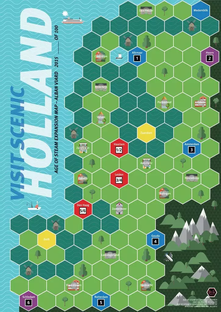 AoS Team Age Of Steam Expansion: Holland / Madagascar 1 AoS Team Age Of Steam Expansion: Holland / Madagascar