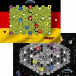 Eagle-Gryphon Games Board Games Age Of Steam Expansion: Moon And Berlin Wall