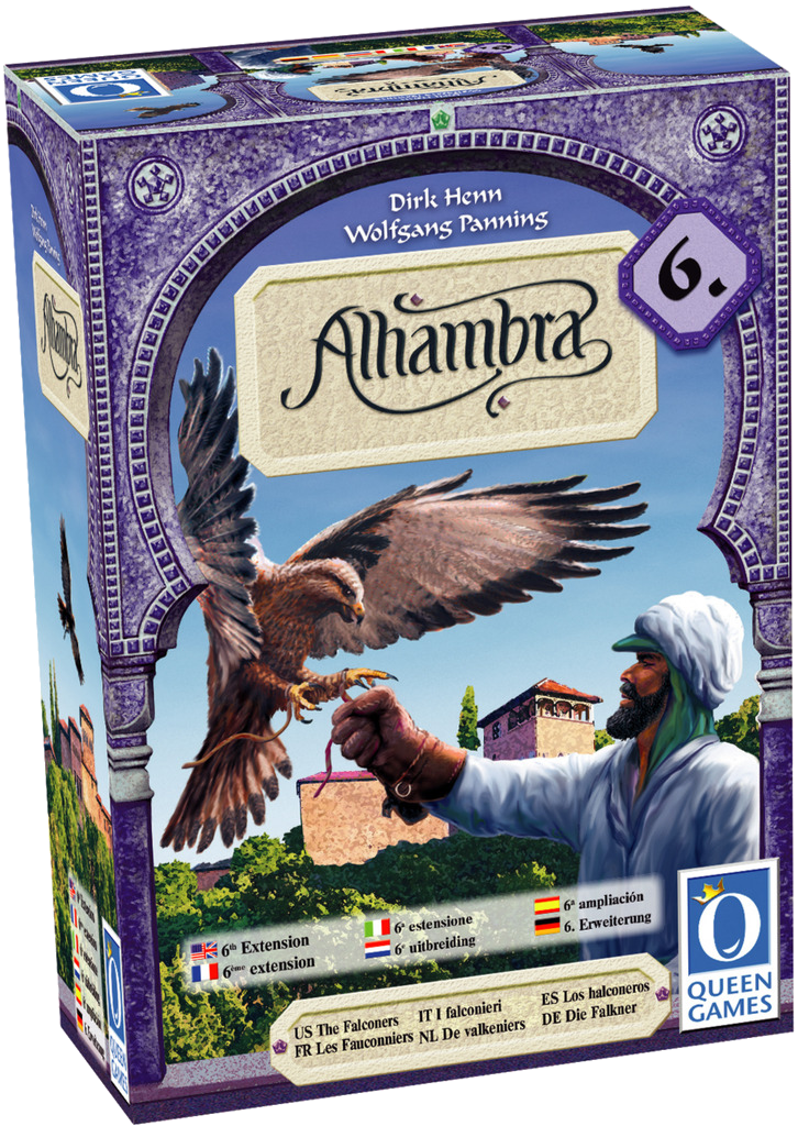 Queen Games Board Games Alhambra: The Falconers 1 Queen Games Board Games Alhambra: The Falconers