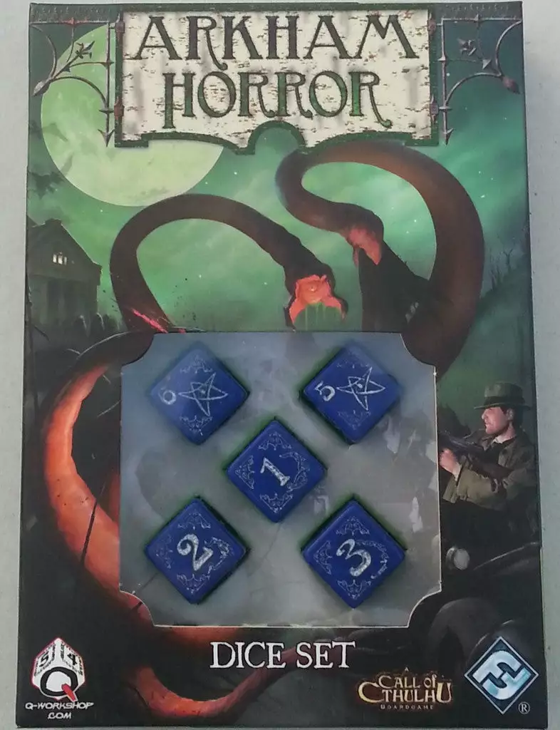Fantasy Flight Games Arkham Horror: Dice Set (Blessed Edition) 1 Fantasy Flight Games Arkham Horror: Dice Set (Blessed Edition)