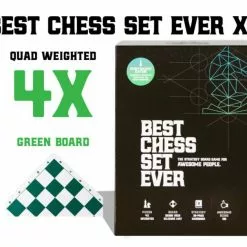 Chess Geeks Best Chess Set Ever (XL Green) Board Games