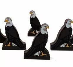 MeepleSource Accessories Bald Eagle Meeples (8-pc Set)