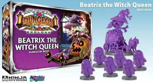Soda Pop Miniatures Board Games Super Dungeon Explore: Beatrix The Witch Queen 1 Soda Pop Miniatures Board Games Super Dungeon Explore: Beatrix The Witch Queen