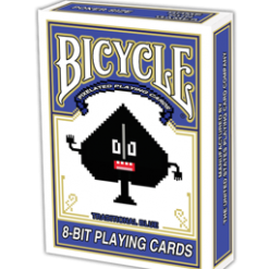Game Salute 8-Bit Playing Cards Traditional Blue Deck Board Games