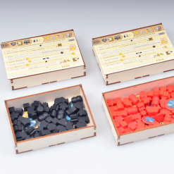 Meeple Realty - Caledonia Settlement (Compatible With Clans Of Caledonia) (Includes Plexiglass Overlay) (For First Edition Of The Game)