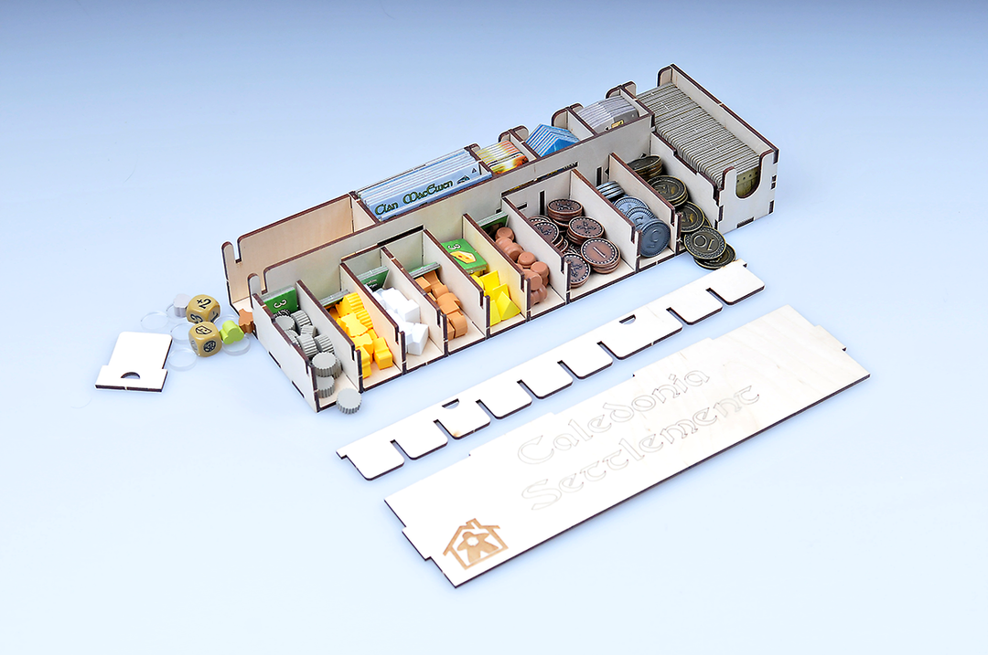Meeple Realty - Caledonia Settlement (Compatible With Clans Of Caledonia) (Includes Plexiglass Overlay) (For First Edition Of The Game) 1 Meeple Realty - Caledonia Settlement (Compatible With Clans Of Caledonia) (Includes Plexiglass Overlay) (For First Edition Of The Game)