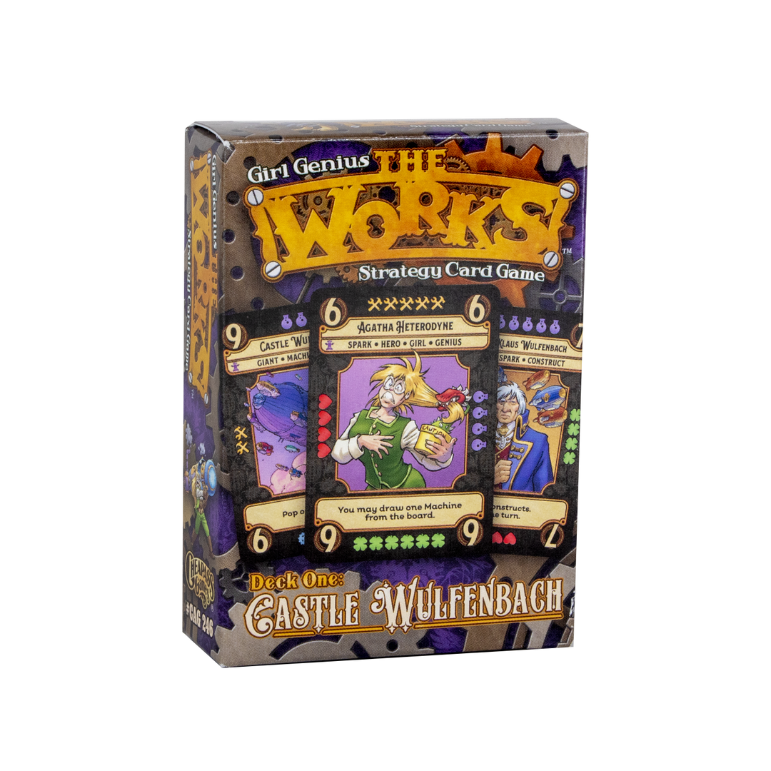 Cheapass Games Board Games Girl Genius: The Works – Castle Wulfenbach 1 Cheapass Games Board Games Girl Genius: The Works – Castle Wulfenbach