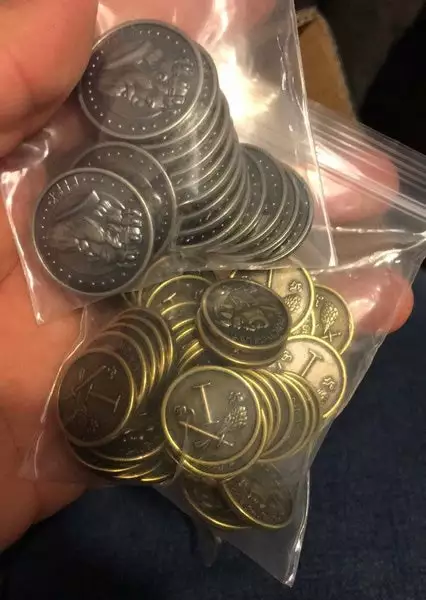 Thunderworks Games Roll Player - Custom Metal Coin Set 2 Thunderworks Games Roll Player - Custom Metal Coin Set