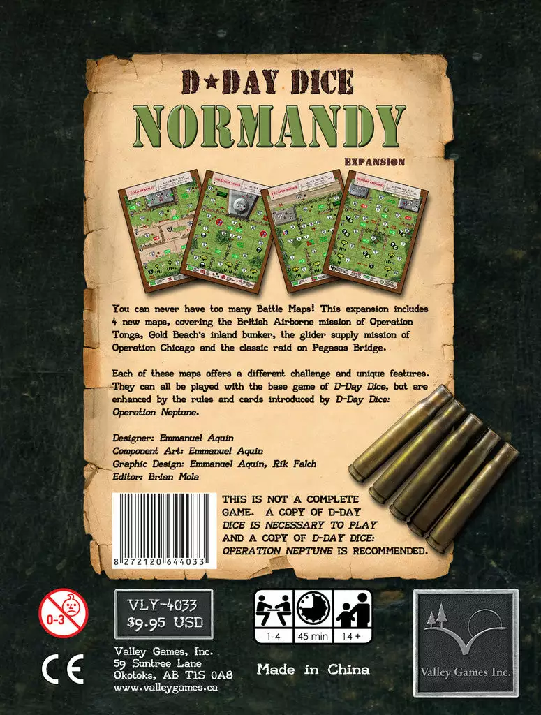 Valley Games D-Day Dice: Normandy 1 Valley Games D-Day Dice: Normandy