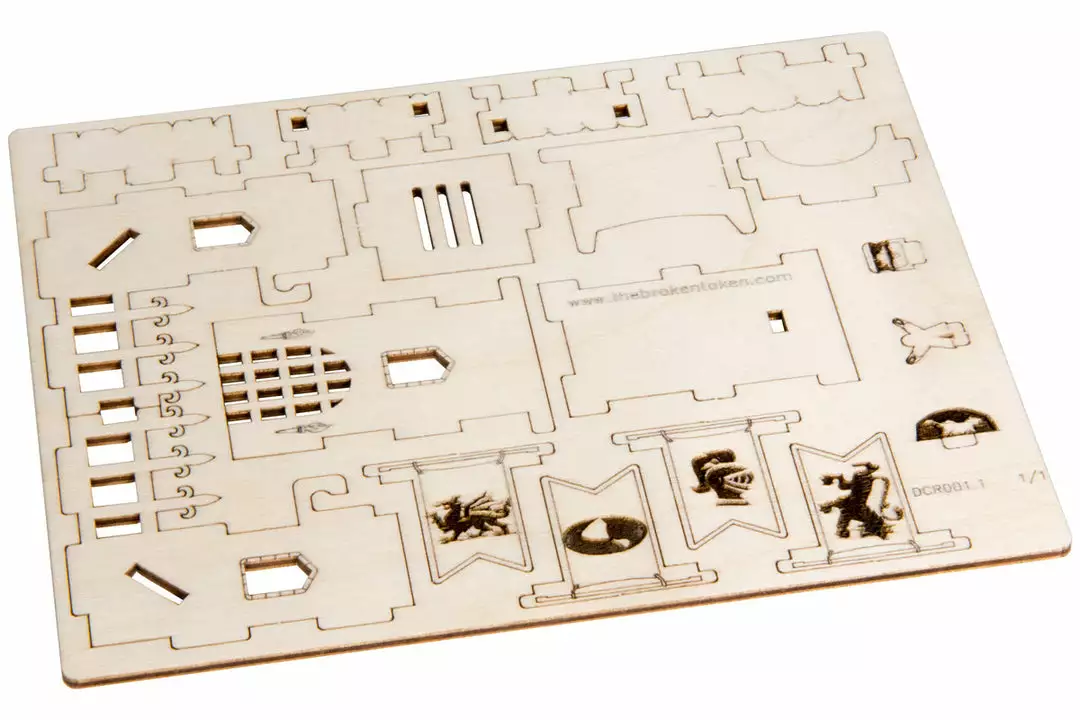 The Broken Token Broken Token - Tiny Dice Tower - The Keep (Tower And Two 10mm D6) 6 The Broken Token Broken Token - Tiny Dice Tower - The Keep (Tower And Two 10mm D6)