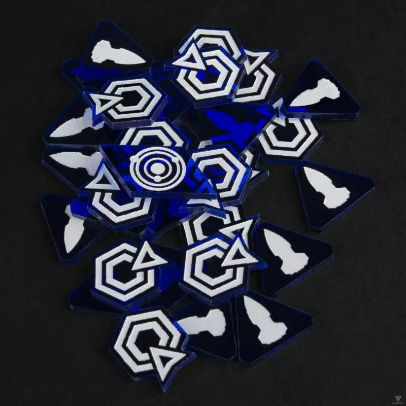 Laserox - Twilight Imperium: Command & Control Tokens (Blue) Import Games 3 Laserox - Twilight Imperium: Command & Control Tokens (Blue) Import Games