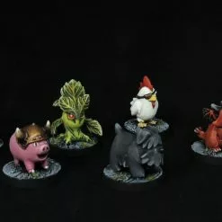 Four Realms Of Chaos Pre-Painted - Super Dungeon Explore: Forgotten King (Deluxe Quality)