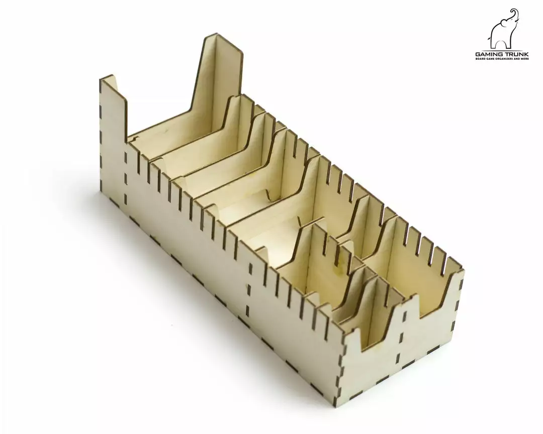 Gaming Trunk - Gloom Tavern Organizer For Gloomhaven With Forgotten Circles (Natural Unstained) 8 Gaming Trunk - Gloom Tavern Organizer For Gloomhaven With Forgotten Circles (Natural Unstained)