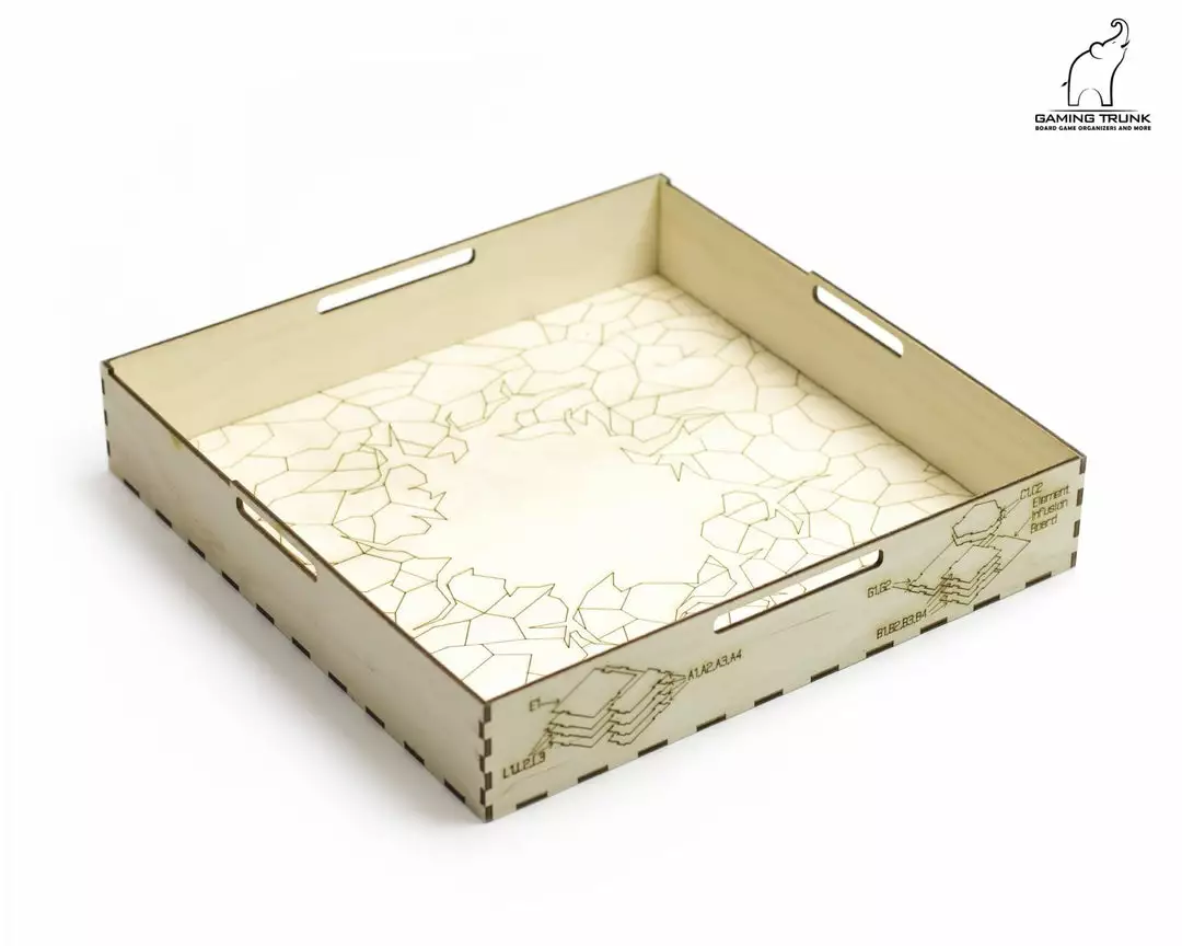 Gaming Trunk - Gloom Tavern Organizer For Gloomhaven With Forgotten Circles (Natural Unstained) 10 Gaming Trunk - Gloom Tavern Organizer For Gloomhaven With Forgotten Circles (Natural Unstained)