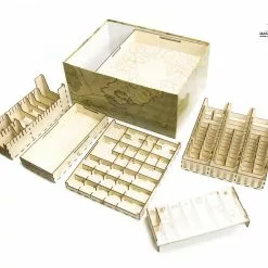 Gaming Trunk - Gloom Tavern Organizer For Gloomhaven With Forgotten Circles (Natural Unstained) 28 Gaming Trunk - Gloom Tavern Organizer For Gloomhaven With Forgotten Circles (Natural Unstained)