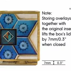 Gaming Trunk - Acrylic Overlays For The Azul Summer Pavilion Player Board