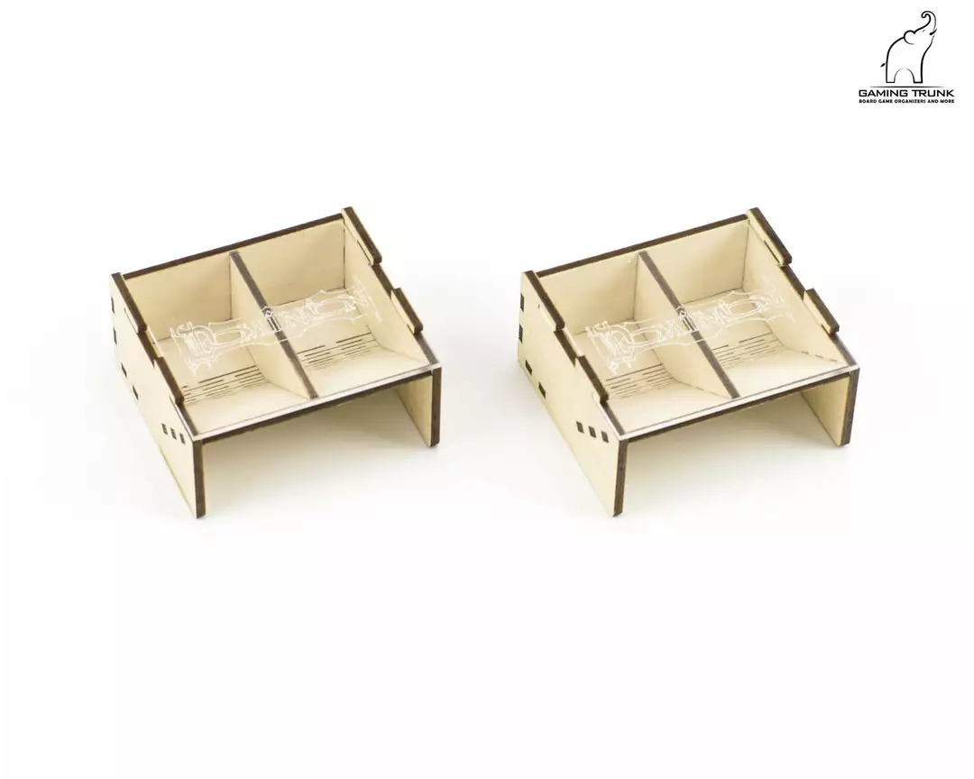 Gaming Trunk - Powerful Organizer For Dominion (Walnut. For Unsleeved Cards) 5 Gaming Trunk - Powerful Organizer For Dominion (Walnut. For Unsleeved Cards)