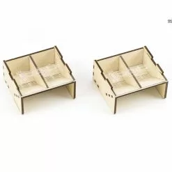 Gaming Trunk - Powerful Organizer For Dominion (Walnut. For Sleeved Cards)