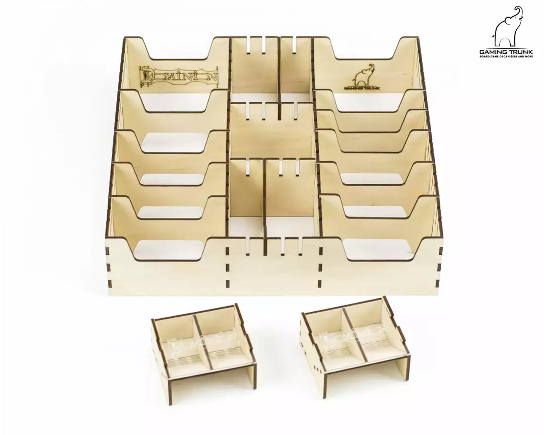 Gaming Trunk - Powerful Organizer For Dominion (Walnut. For Unsleeved Cards) 6 Gaming Trunk - Powerful Organizer For Dominion (Walnut. For Unsleeved Cards)