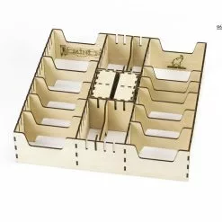 Gaming Trunk - Powerful Organizer For Dominion (Walnut. For Sleeved Cards)