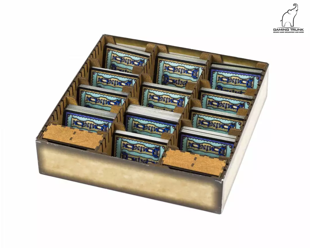 Gaming Trunk - Powerful Organizer For Dominion (Walnut. For Unsleeved Cards) 13 Gaming Trunk - Powerful Organizer For Dominion (Walnut. For Unsleeved Cards)
