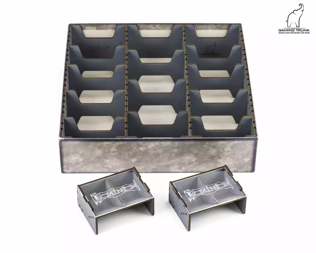 Gaming Trunk - Powerful Organizer For Dominion (Walnut. For Unsleeved Cards) 15 Gaming Trunk - Powerful Organizer For Dominion (Walnut. For Unsleeved Cards)