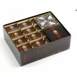 Gaming Trunk - Lion Jaws Organizer Compatible With Gloomhaven: Jaws Of The Lion (Natural Unstained)